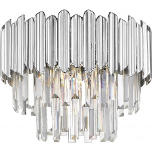 Gladius 41cm transparent&amp;silver glamour crystal ceiling lamp ZumaLine