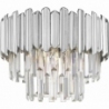 Gladius 41cm transparent&amp;silver glamour crystal ceiling lamp ZumaLine