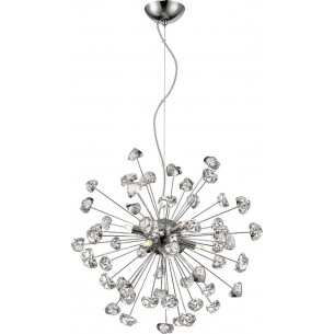 Lampa wisząca glamour Star 55cm chrom Zumaline