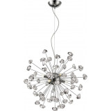 Lampa wisząca glamour Star 55cm chrom Zumaline