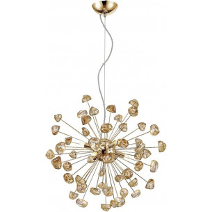 Lampa wisząca glamour Star 55cm złota Zumaline