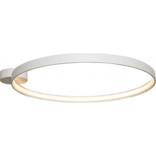 Circle LED 78cm white matt modern ceiling lamp ZumaLine