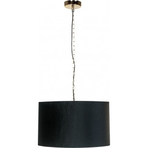 Inga 50cm black&amp;gold pendant lamp with shade ZumaLine