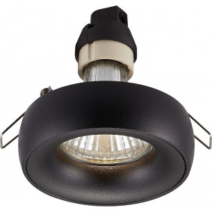 Lampa podtynkowa spot Mooning 8,4cm czarna Zumaline