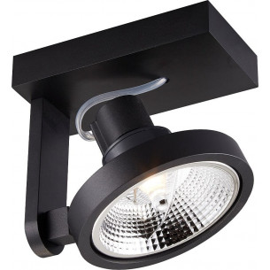 Master black modern ceiling spotlight ZumaLine
