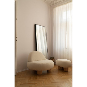 Fotel designerski tapicerowany Object048 Boucle nata NG Design