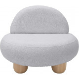 Object048 boucle taupe designer upholstered armchair NG Design Object048 boucle taupe designer upholstered armchair NG Design
