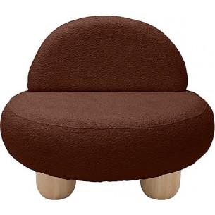 Fotel designerski tapicerowany Object048 Boucle brick NG Design