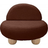 Fotel designerski tapicerowany Object048 Boucle brick NG Design Fotel designerski tapicerowany Object048 Boucle brick NG Design