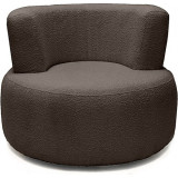 Fotel designerski tapicerowany Object051 Boucle mouse NG Design