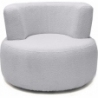 Object051 boucle taupe designer upholstered armchair NG Design