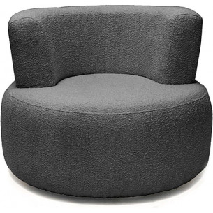 Object051 boucle graphite designer upholstered armchair NG Design