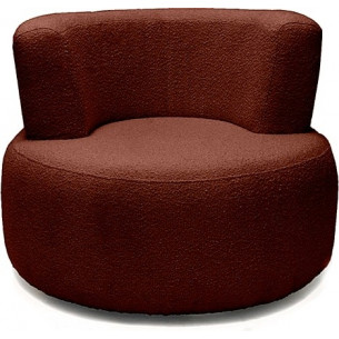 Fotel designerski tapicerowany Object051 Boucle brick NG Design