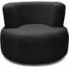 Object051 boucle black designer upholstered armchair NG Design