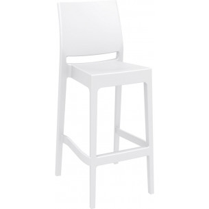 Maya 75 white bar chair Siesta