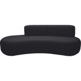 Object050 boucle 230cm black designer upholstered sofa NG Design