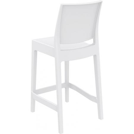 Maya 65 white bar chair Siesta