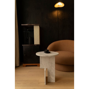 Oject065 40cm marble side table NG Design