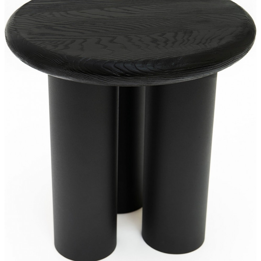 Stolik boczny dębowy Object062 40cm czarny NG Design