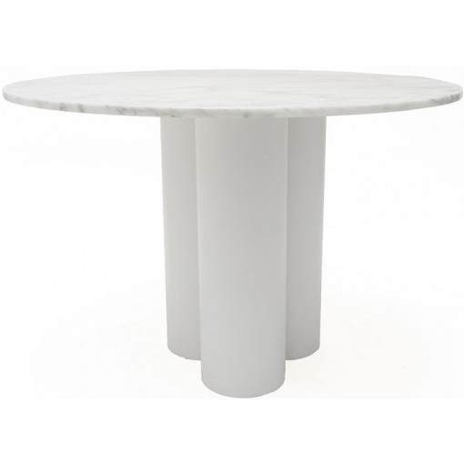 Object035 120cm white round marble table NG Design