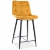 Chic curry 60cm quilted bar stool Signal