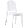 Elizabeth white polypropylene chair Siesta