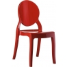 Elizabeth red polypropylene chair Siesta