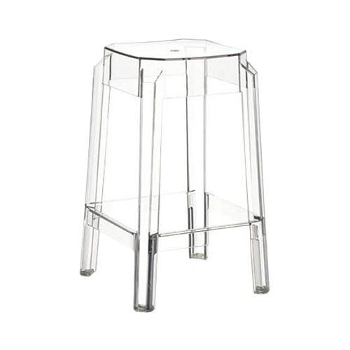 Fox 65 transparent modern bar stool Siesta