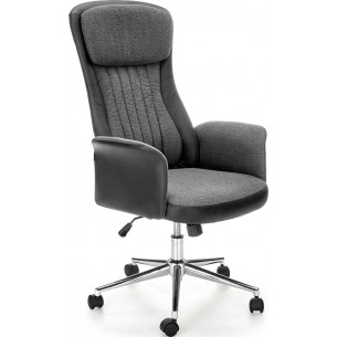 Argento graphite&amp;black office chair Halmar