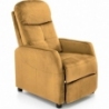 Felipe II mustard velvet folding armchair Halmar
