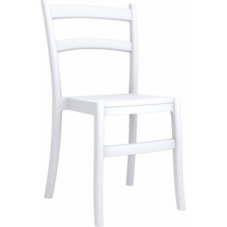 Tiffany white plastic garden chair Siesta