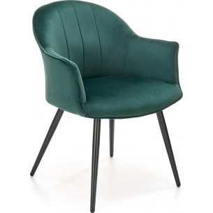 K468 green velvet chair Halmar