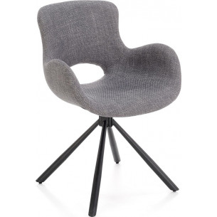 K475 grey upholstered armchair Halmar