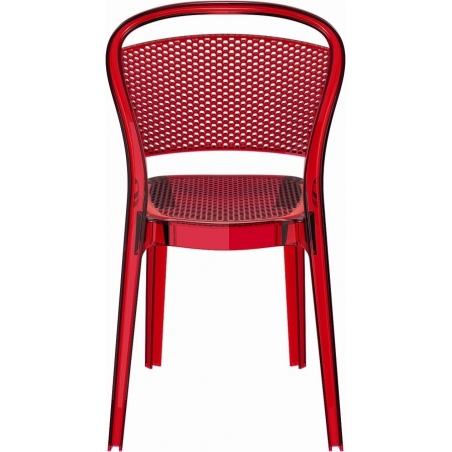 Bee red transparent polypropylene chair Siesta
