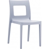 Lucca Chair grey plastic garden chair Siesta