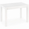 Gino 100x60cm white classic extendable table Halmar