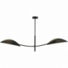 Lotus II black&amp;gold designer ceiling lamp Emibig