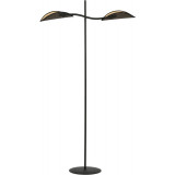 Lotus black&amp;gold designer floor lamp Emibig