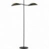 Lotus black&amp;gold designer floor lamp Emibig