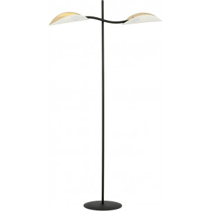 Lotus white&amp;gold designer floor lamp Emibig