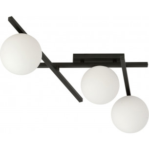 Smart III white&amp;black glass balls ceiling lamp Emibig