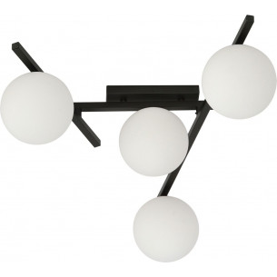 Smart IV white&amp;black glass balls ceiling lamp Emibig