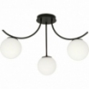 Boston III white&amp;black glass balls ceiling lamp Emibig