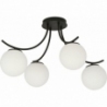 Boston IV white&amp;black glass balls ceiling lamp Emibig