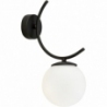 Boston 15 white&amp;black glass ball wall lamp Emibig