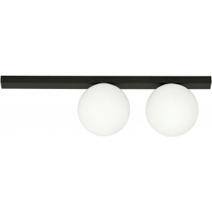 Fit II white&amp;black double glass ceiling lamp Emibig