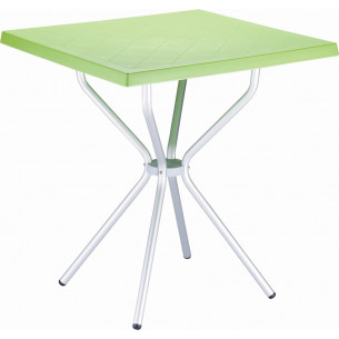 Sortie 70x70 green square garden table Siesta