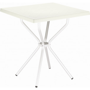 Sortie 70x70 beige square garden table Siesta