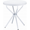 Elfo 70 white round garden table Siesta