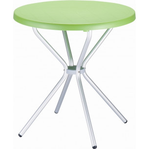 Elfo 70 green round garden table Siesta